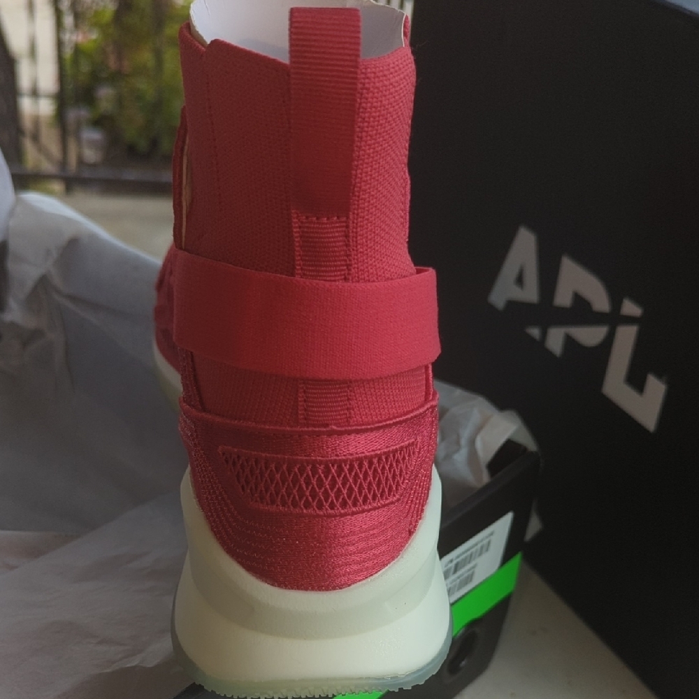 APL Unisex Red High-Top Sneakers - Picture 3 of 5